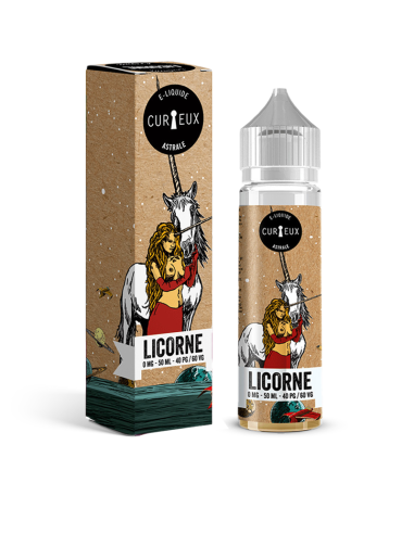 LICORNE 50ML 0MG - CURIEUX
