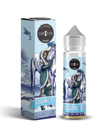 LICORNE ICE 50ML 0MG - CURIEUX