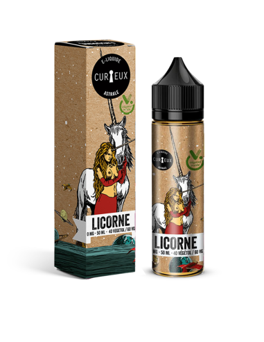 LICORNE VEGETOL 50ML 0MG - CURIEUX