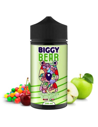 POMME CERISE BUBBLE GUM 200ML BIGGY BEAR